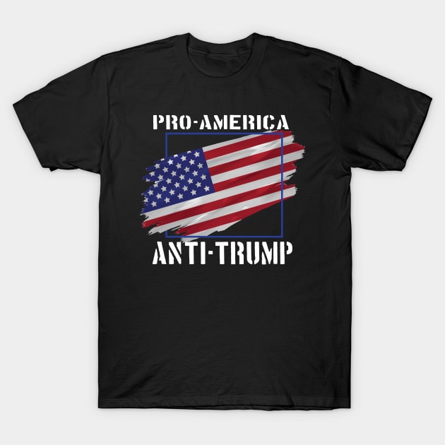 pro america anti trump T-Shirt by LiFilimon